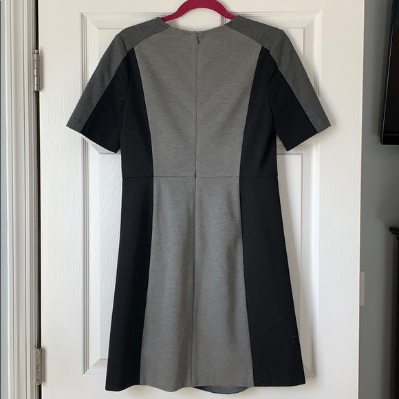 Gray & Black Loft Dress size 6 - Picture 2 of 4